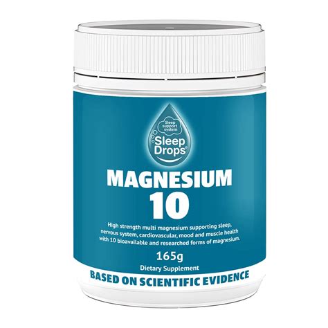 Magnesium 10 - SleepDrops International