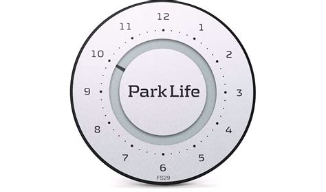 Elektronisk P Skive Park Life Silver Elektroniske Parkeringsskiver