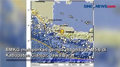 Gempa Magnitudo 5 6 Guncang Cianjur Terasa Hingga Jakarta Video