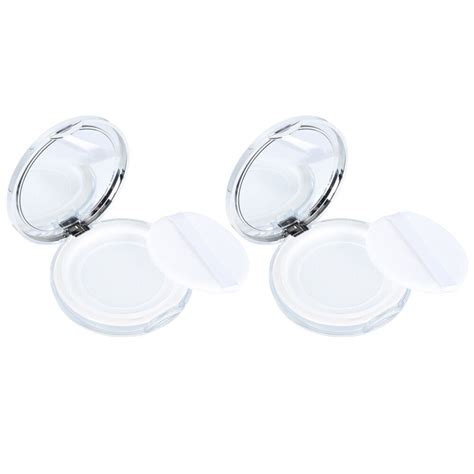 2 Pcs Beauty Tool Lose Puder Kompaktbox Make up Puder Behälter Fräulein