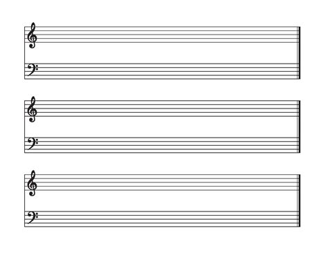 Printable Staff Paper 7