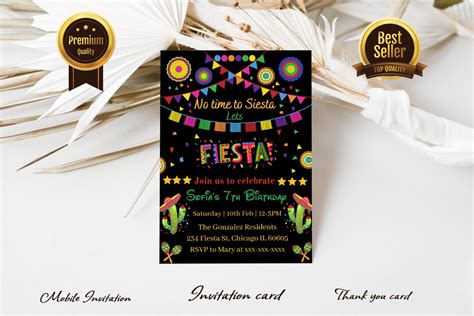 Fiesta Party Invitation Fiesta Party Invitation Template-fiesta Party ...