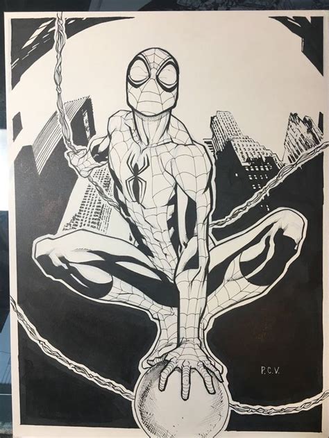 Pin By Rey Gonzalez On Geeky Side Spiderman Drawing Spiderman Art