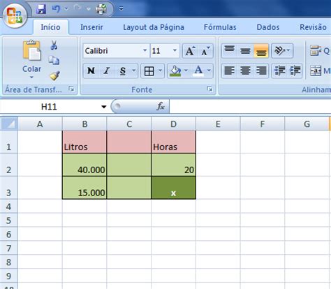 Como calcular Regra de Três no Excel Excel Simples