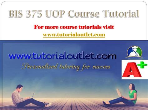 Ppt Bis Uop Course Tutorial Tutorialoutlet Powerpoint