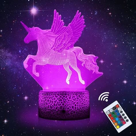 Veilleuse Licorne Enfant Cadeaux Licorne Pour Fille Veilleuse Led