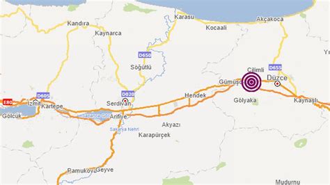 D Zce De Deprem Stanbul Da Da Hissedildi Son Depremler