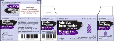 Ketorolac Injection Fda Prescribing Information Side Effects And Uses