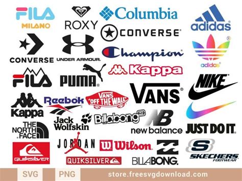 Fashion Brand Archives Store Free Svg Download Sports Brand Logos