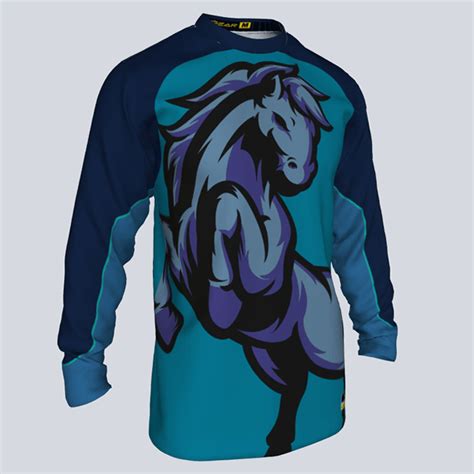 Long Sleeve Custom Mustang Jersey – Gear Team Apparel