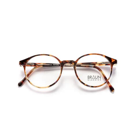 Classic Eyeglass Frames Model 93 Acetate Basics Brown Classics