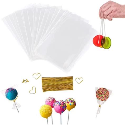 Sachet Bonbon Transparent Pcs Sac Cellophane X Cm Sac Opp Sachet