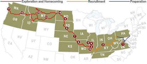 Mapping the Route - Lewis and Clark Expedition