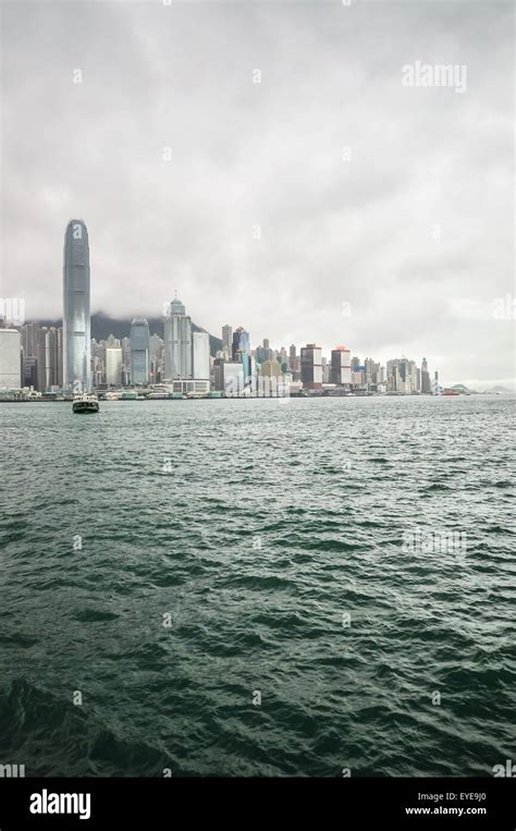 Hong Kong Skyline Island from Kowloon China Stock Photo - Alamy