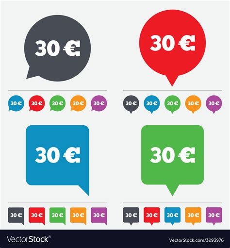 Euro Sign Icon Eur Currency Symbol Royalty Free Vector