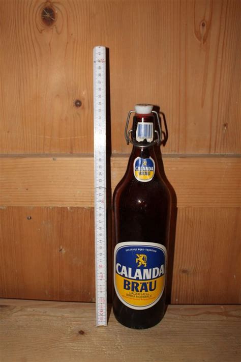 Bierflaschen Bier Brauerei Calanda Steinbock Verkehrt Herum Kaufen