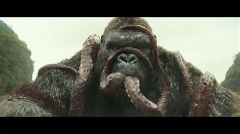 KING KONG VS GIANT SQUID FIGHT SCENE HD 2018 YouTube