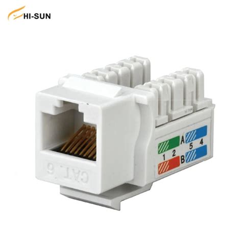 CAT6 White Female To Female RJ45 Ethernet Lsa Block Unshielded 90