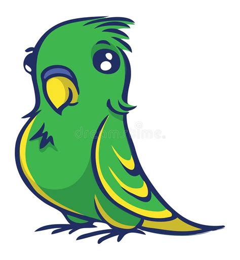 Laughing Green Parrot Logo Smile Stock Illustration - Illustration of ...