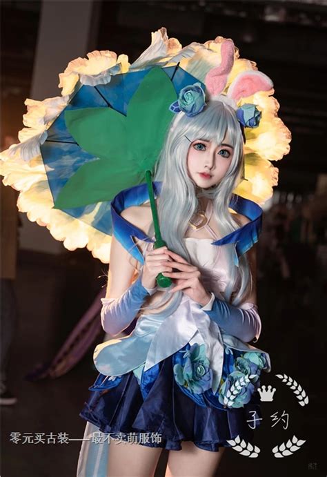 子约 在最不卖萌网的cosplay作品阿离花间舞