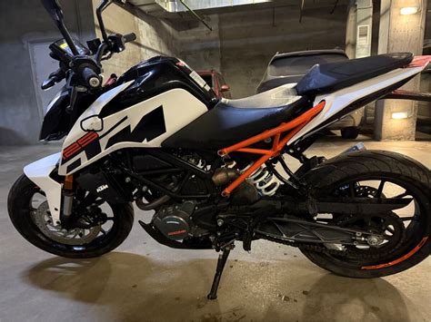 Купить б у KTM Duke инжектор передач в Красногорске белый naked