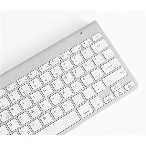 Subblim Pure Compact Silver Teclado Bluetooth PcComponentes