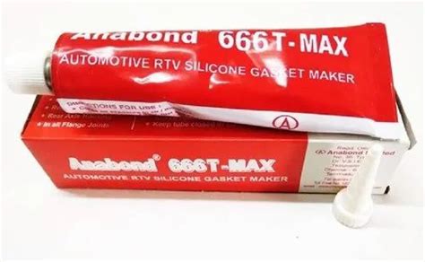 Clear Rtv Silicone Gasket Anabond T Max Packaging Size Grams