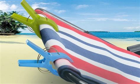 Pinces Pour Serviettes De Plage Groupon Shopping