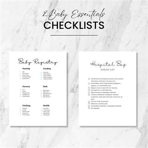 Pregnancy Checklists Bundle Printable Pregnancy To Do Lists Pdf Pregnancy Planning And