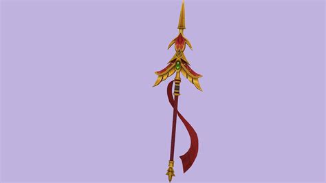 Dae Imperial Dragon Spear Weaponcraft 3d Model By Bramverschaeve