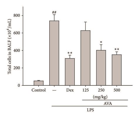 Effects Of Ava On The Total Protein Level A And Total Cell Number B