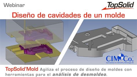 Topsolid Mold Webinar Dise O De Cavidades De Un Molde Youtube