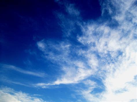 Feather Cloud In Azure Sky Free Stock Photo Public Domain Pictures