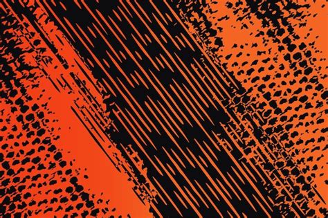 Fondo de textura grunge negro y naranja | Vector Premium