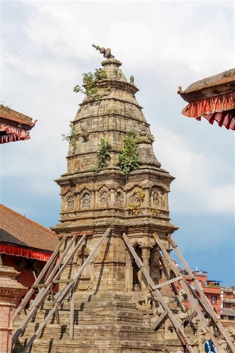 Traditional Nepalese Temple Architecture in Kathmandu, Nepal Stock ...