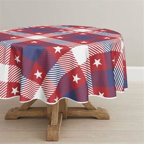 Amazon Horaldaily Th Of July Tablecloth X Inch Round