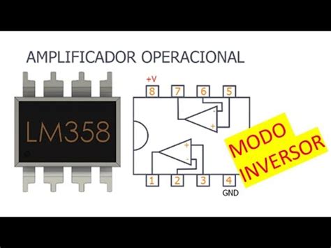 Tutorial Amplificador Operacional Como Inversor YouTube