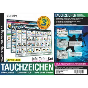 Info Tafel Set Tauchzeichen Dreipunkt Verlag Freytag Berndt