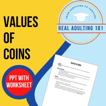 Value of Canadian Coins by Real Adulting 101 | TPT