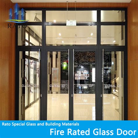 Fire Door with Glass Insert/frameless Fire Rated Glass Doors/fire Proof ...