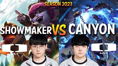 DK Showmaker Vs DK Canyon Showmaker TRISTANA Vs Canyon XERATH Mid