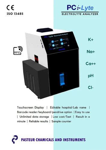 Electrolyte Analyzer - Medical Electrolyte Analyzer Wholesale Trader ...