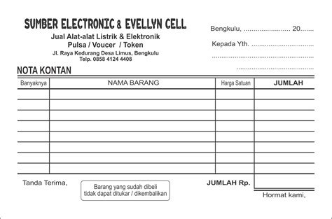 Nota 2 Rangkap Isi 40 Buku Lazada Indonesia