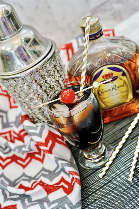 Crown Royal Cherry Coke Smash Cocktails And Appetizers