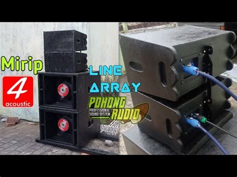 Cek Sound Line Array Inch Youtube