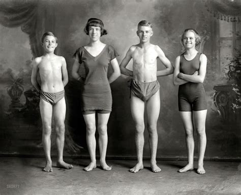 SWIM WEAR High And Dry 1920 These Brothers And Sisters Are From New