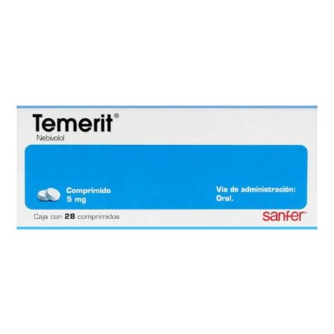 Comprar Temerit Nebivolol Mg Con Comprimidos Prixz