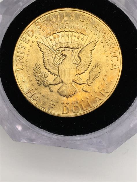 1967 Kennedy Half Dollar Gold Plated Toned Property Room