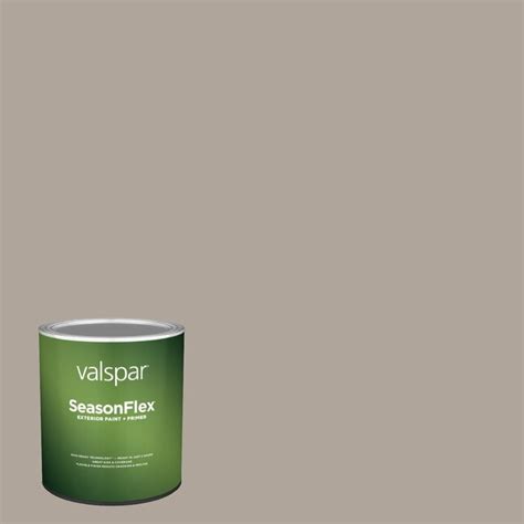 Valspar Seasonflex Satin Smoked Oyster 6005 1c Latex Exterior Paint Primer 1 Quart 6005 1c