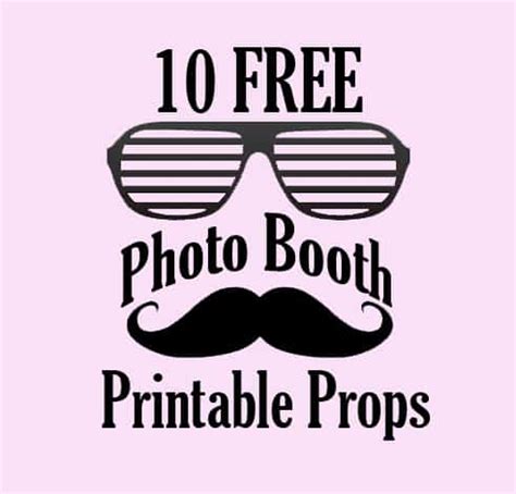 Free Photo Booth Prop Printables Bespoke Bride Wedding Blog